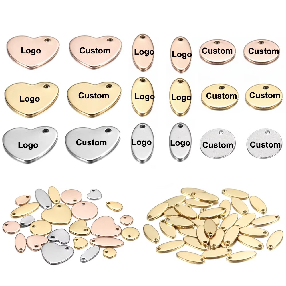 Pet Portrait Custom - 100 stks/partij Aangepaste Laser Graveren LOGO