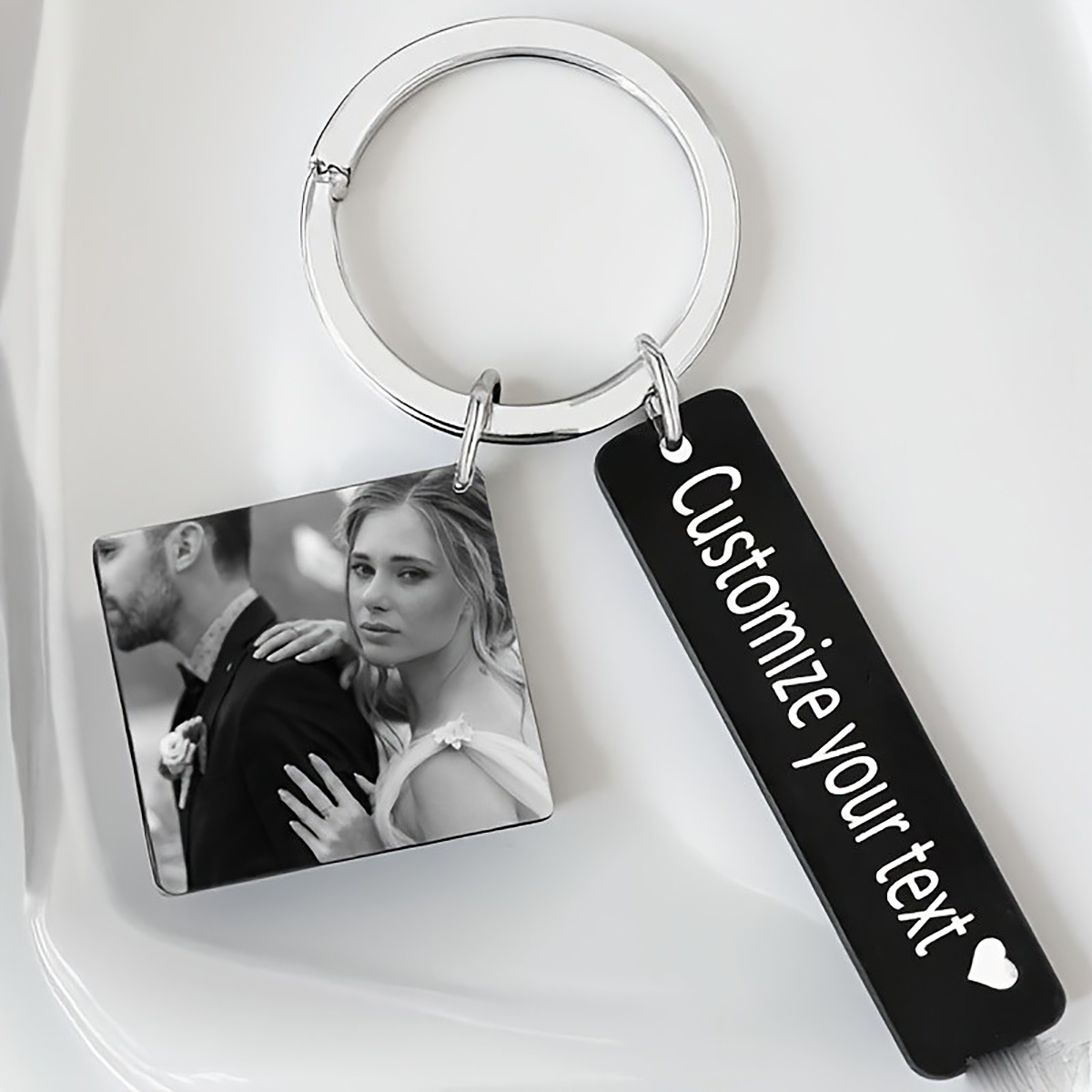 Gepersonaliseerde sleutelhange - Initial Ring Custom recensie en prijs